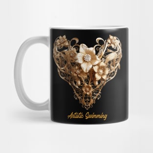 artistic swimming, synchronized swimming, golden dancers v1 Mug